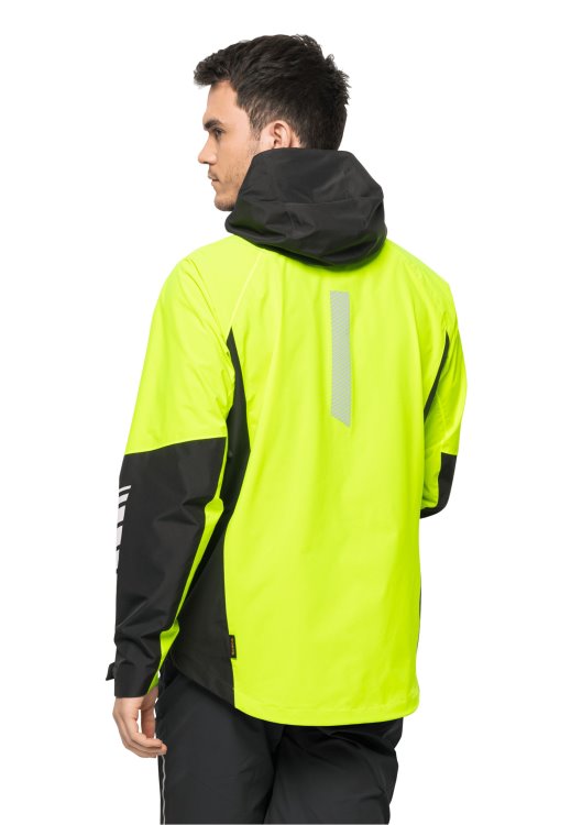 Brand Flashing Yellow Brand Jack Wolfskin Morobbia 2l Jacket M
