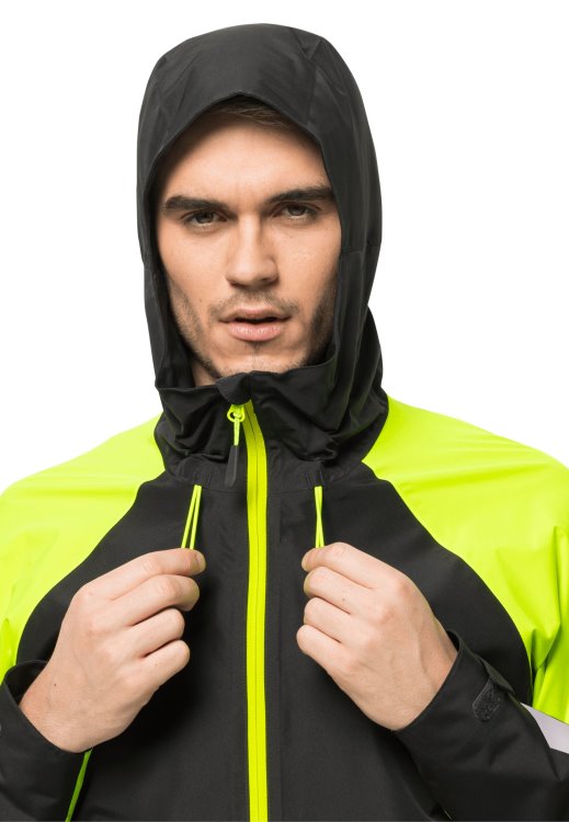 Brand Flashing Yellow Brand Jack Wolfskin Morobbia 2l Jacket M