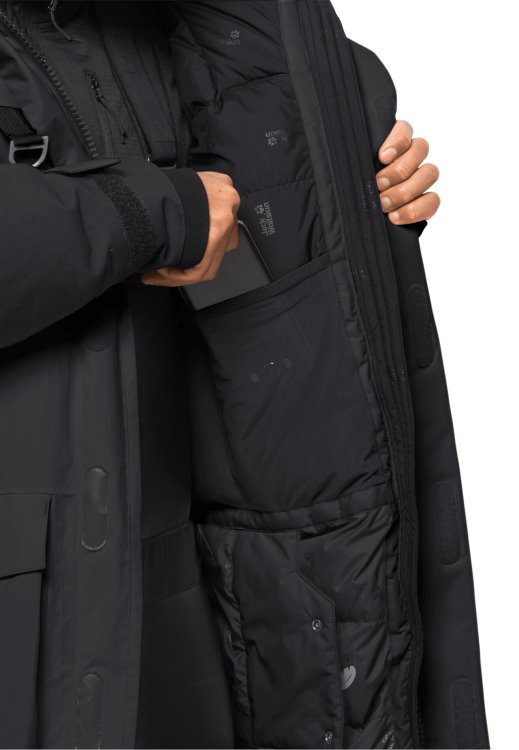 Brands Black 1995 Series Parka M Brand Jack Wolfskin