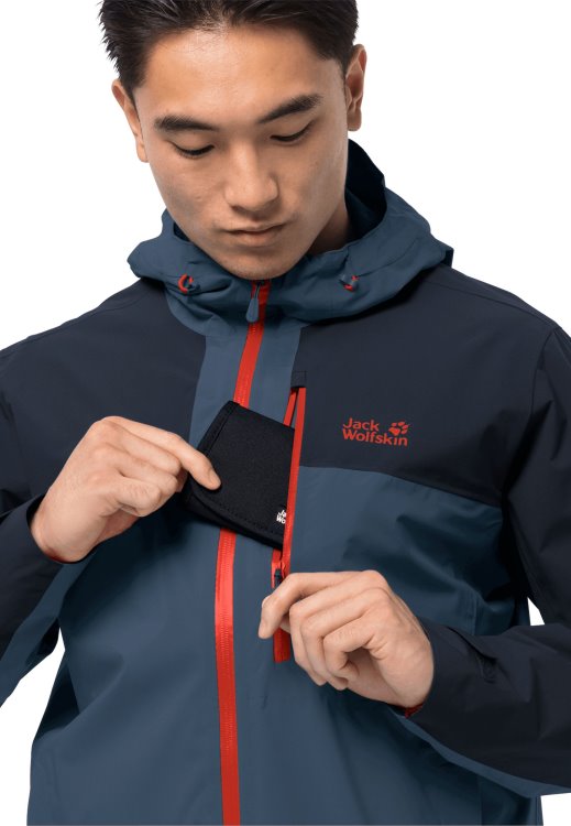 Go Hike Jacket M Brand Jack Wolfskin Thunder Blue Original