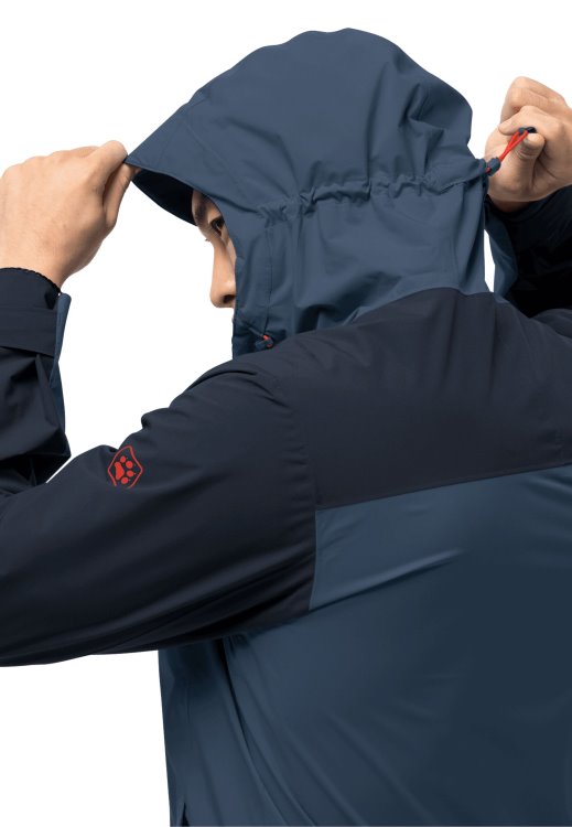 Go Hike Jacket M Brand Jack Wolfskin Thunder Blue Original