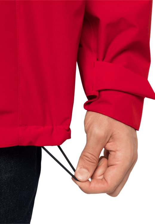 Dna Block Jacket M Adrenaline Red Brand Jack Wolfskin Best