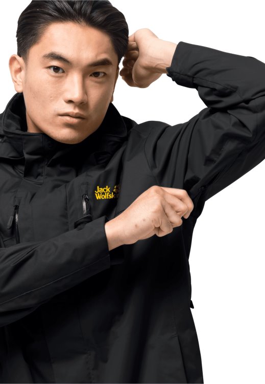 Jasper Flex Men Black New Brand Jack Wolfskin
