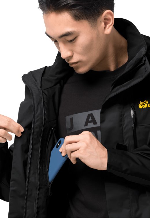 Jasper Flex Men Black New Brand Jack Wolfskin