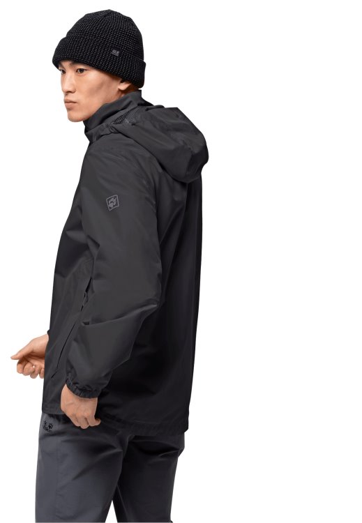 Stormy Point Jacket M Fashion Brand Jack Wolfskin Black