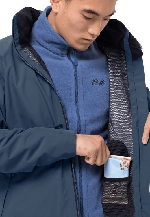 Evandale Jacket M Collections Brand Jack Wolfskin Thunder Blue