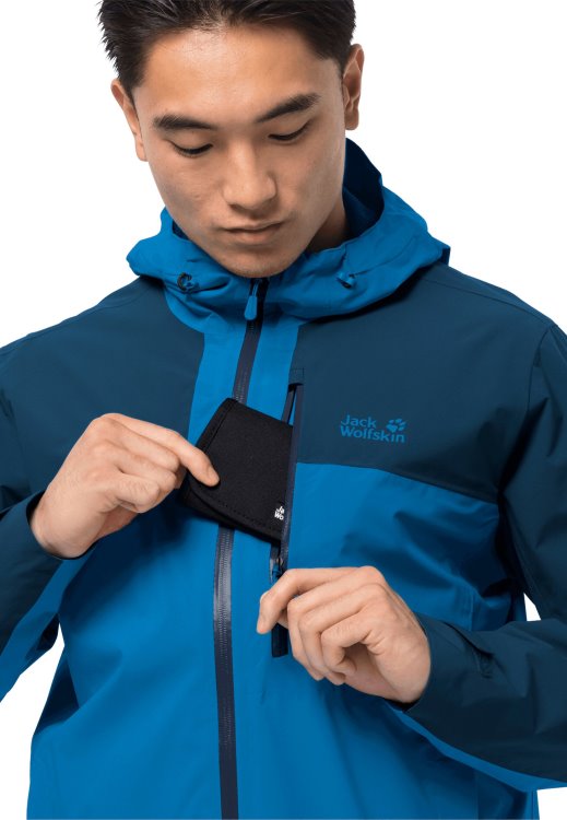 Go Hike Jacket M Origin Blue Pacific Brand Jack Wolfskin