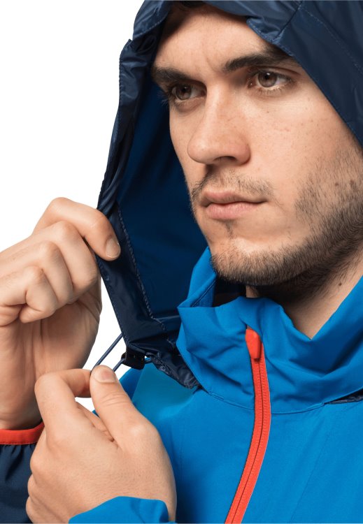 Tourer 2.5l Jacket M Brand Jack Wolfskin Collection Thunder Blue
