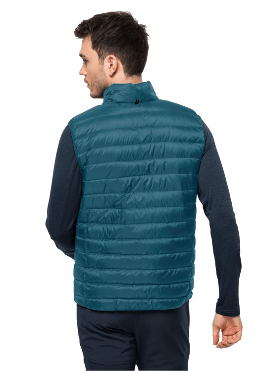 Brand Jack Wolfskin Best Blue Coral Pack & Go Down Vest M
