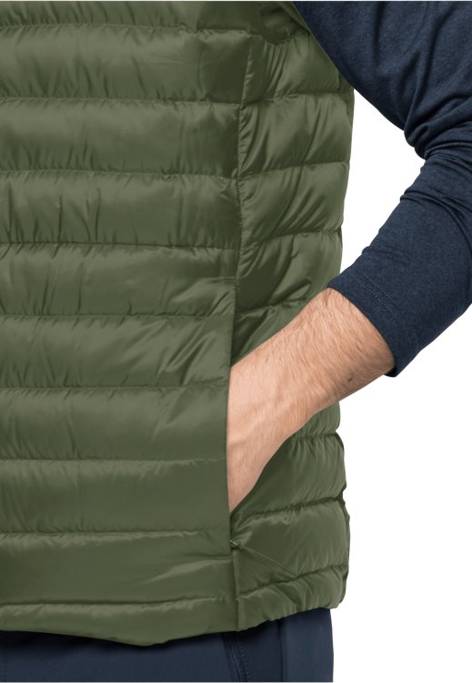 Greenwood Brand Jack Wolfskin Collection Pack & Go Down Vest M