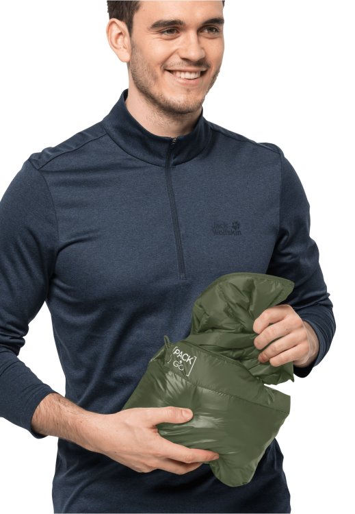 Greenwood Brand Jack Wolfskin Collection Pack & Go Down Vest M