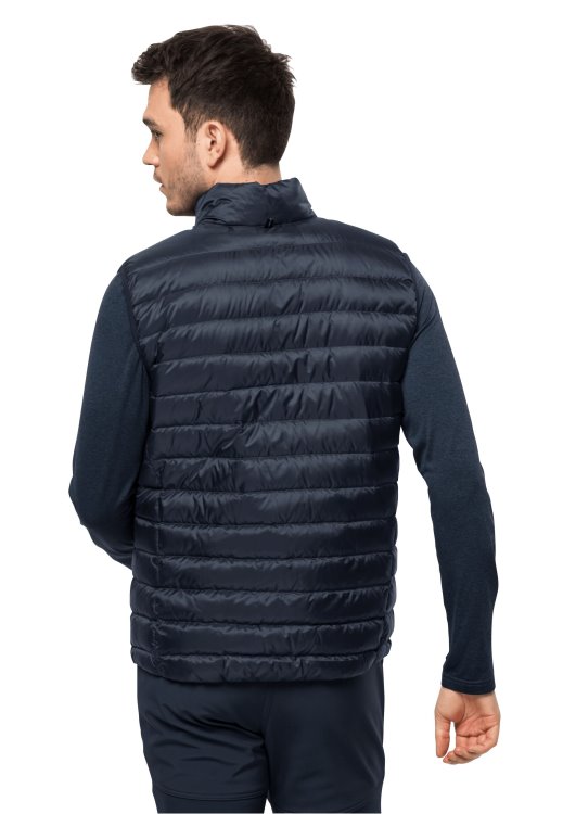 Night Blue Pack & Go Down Vest M Brand Jack Wolfskin