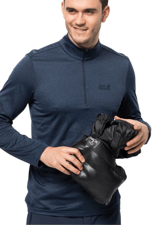 Brand Jack Wolfskin Black Pack & Go Down Jacket M Best