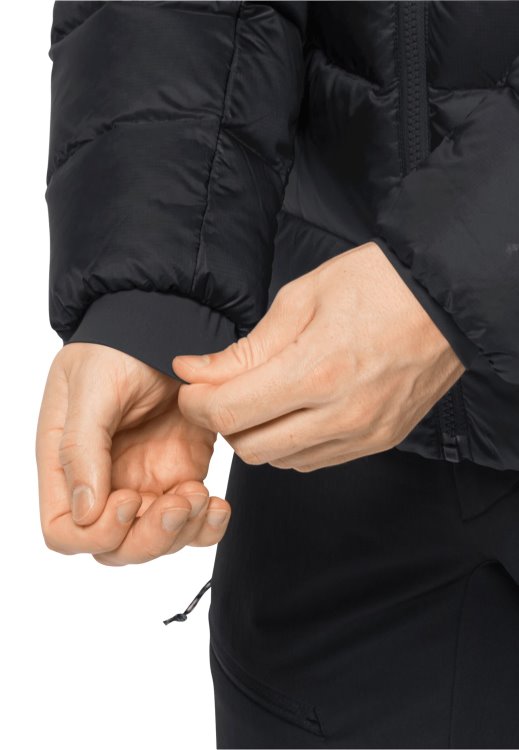 Nebelhorn Down Hoody M Best Black Brand Jack Wolfskin