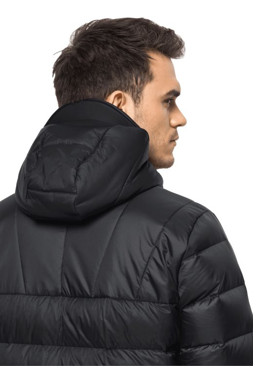Nebelhorn Down Hoody M Best Black Brand Jack Wolfskin