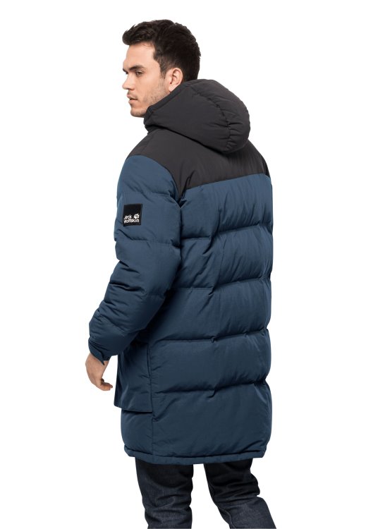 Alex Long Down Jacket M Brand Jack Wolfskin Thunder Blue Brands