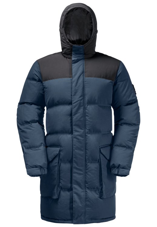 Alex Long Down Jacket M Brand Jack Wolfskin Thunder Blue Brands