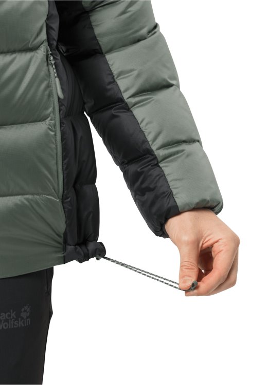 Nebelhorn Down Hoody M Hedge Green Best Brand Jack Wolfskin