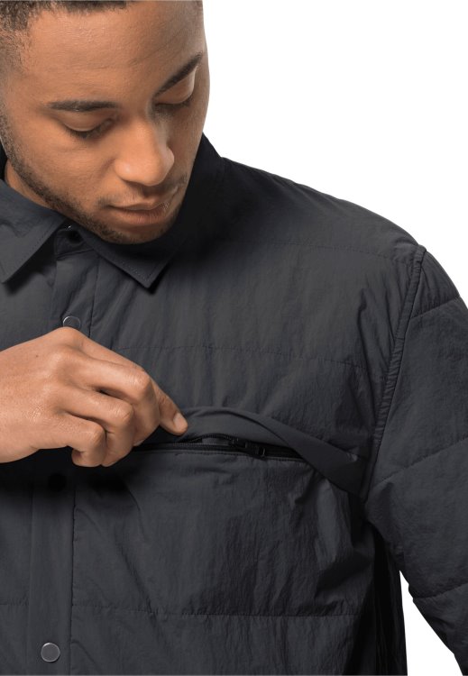 Collections Pergamon Padded Shirt M Brand Jack Wolfskin Phantom