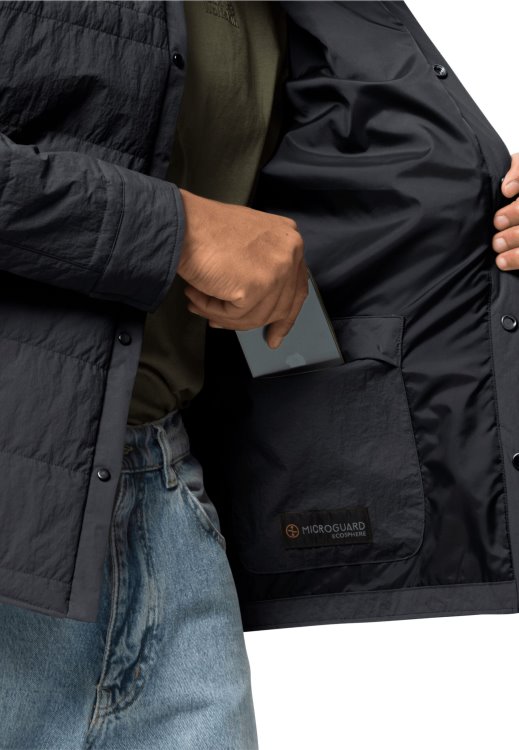 Collections Pergamon Padded Shirt M Brand Jack Wolfskin Phantom