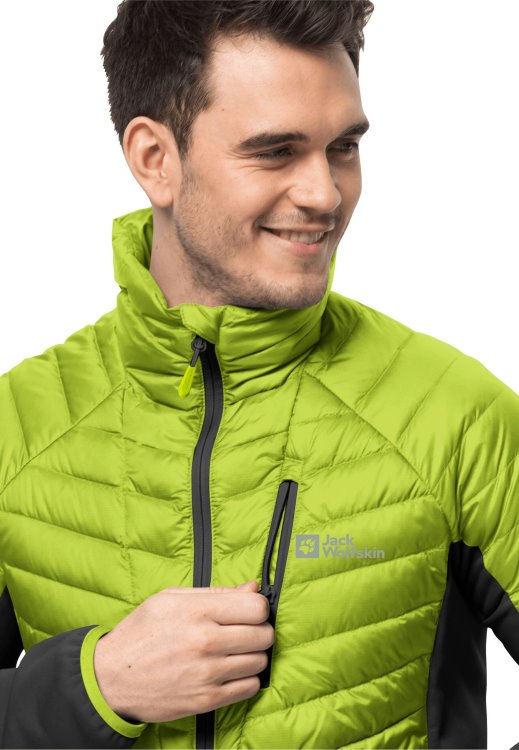 Nebelhorn Down Hybrid M Lime Brand Jack Wolfskin New
