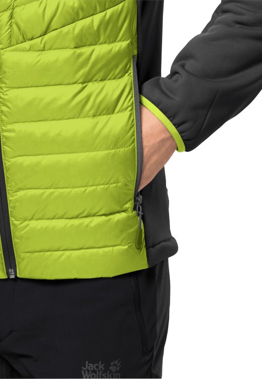 Nebelhorn Down Hybrid M Lime Brand Jack Wolfskin New
