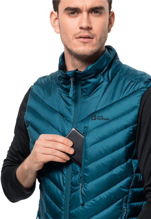 Brand Jack Wolfskin Blue Coral Passamani Down Vest M
