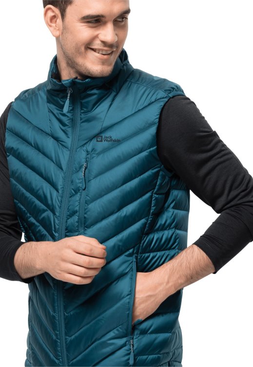 Brand Jack Wolfskin Blue Coral Passamani Down Vest M