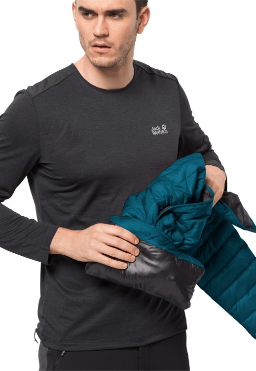Brand Jack Wolfskin Passamani Down Jacket M Hot Blue Coral