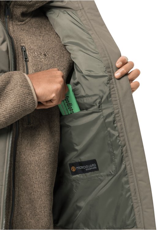 Dusty Olive Brand Jack Wolfskin Best White Frost Vest M