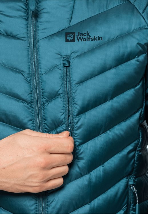 Blue Coral Passamani Down Hoody M Origin Brand Jack Wolfskin