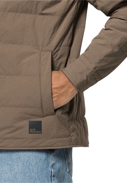 Brand Pergamon Padded Shirt M Chestnut Brand Jack Wolfskin