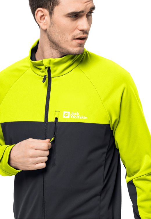 Brand Jack Wolfskin Collection Flashing Yellow Morobbia Jacket M