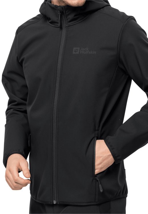 Black Brands Brand Jack Wolfskin Bornberg Hoody M