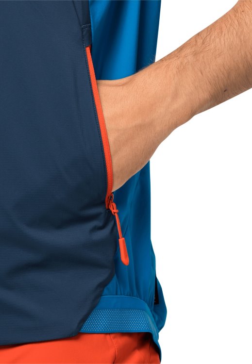 Brand Jack Wolfskin Blue Pacific Fashion Tourer Softshell Vest M