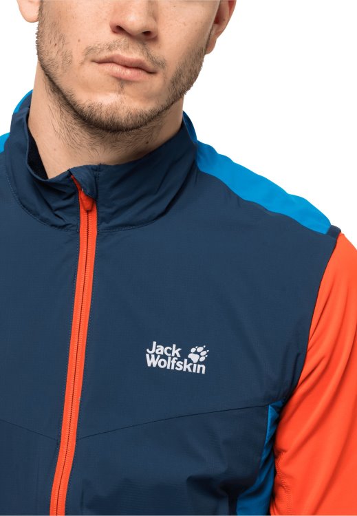 Brand Jack Wolfskin Blue Pacific Fashion Tourer Softshell Vest M