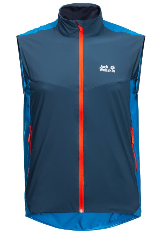 Brand Jack Wolfskin Blue Pacific Fashion Tourer Softshell Vest M