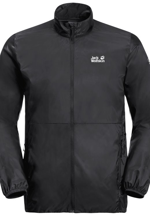 Origin Brand Jack Wolfskin Black Pack & Go Windshell M