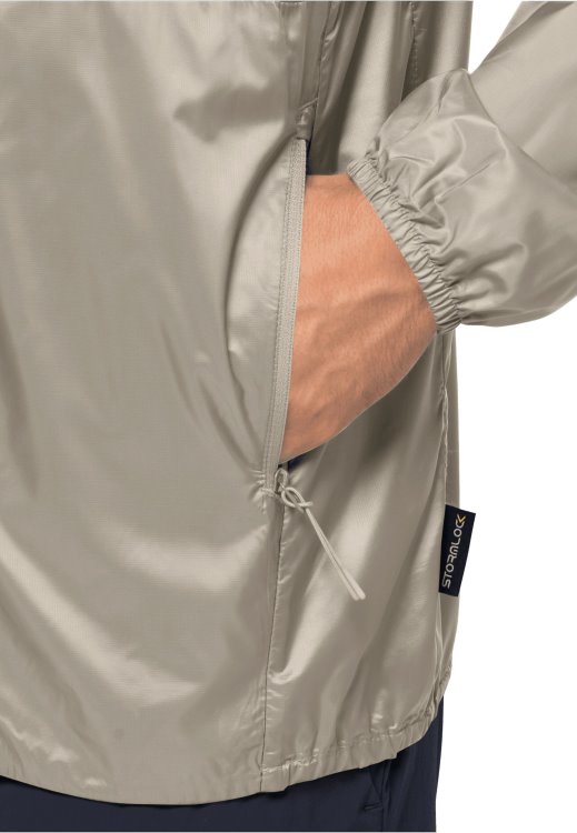 Brand Dusty Grey Brand Jack Wolfskin Pack & Go Windshell M