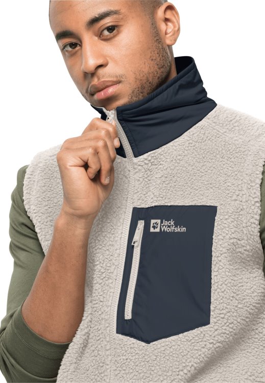 Brand Jack Wolfskin Origins Kingsway Vest M Winter Pearl