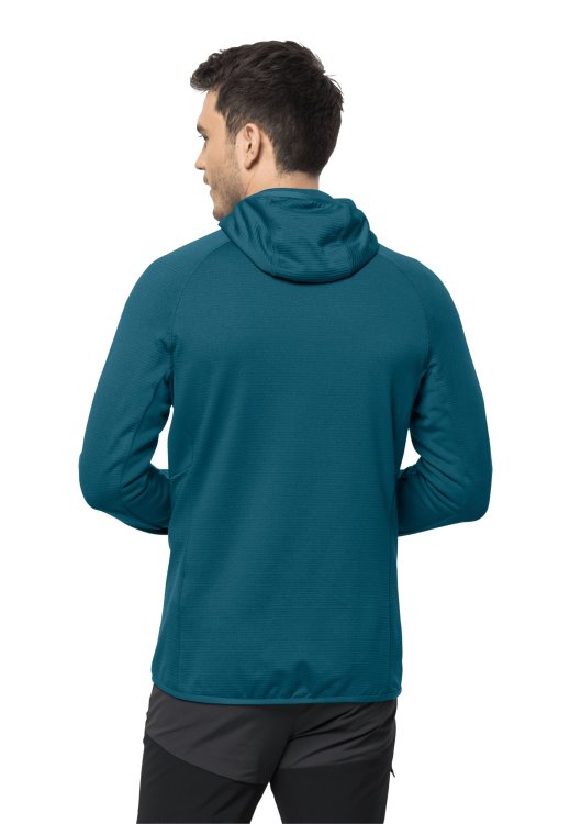 Brand Jack Wolfskin Blue Coral Hydro Grid Hooded Fz M Brand