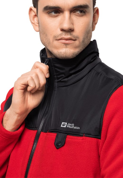 Dna Grizzly Fz M Brand Jack Wolfskin Collection Adrenaline Red