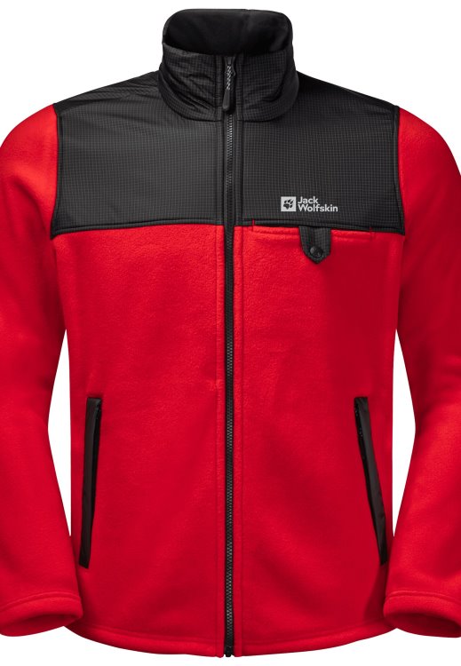 Dna Grizzly Fz M Brand Jack Wolfskin Collection Adrenaline Red