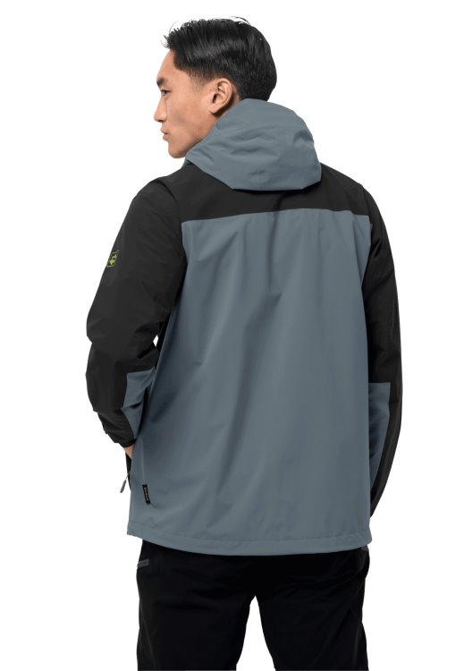 Go Hike Jacket M Storm Grey Origin Brand Jack Wolfskin