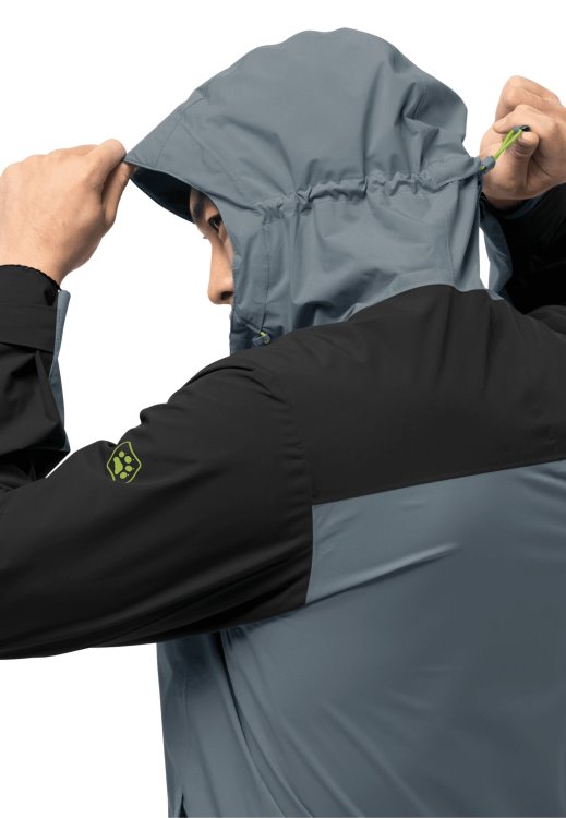 Go Hike Jacket M Storm Grey Origin Brand Jack Wolfskin