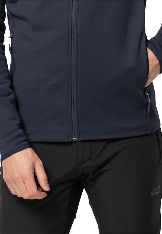 Baiselberg Hooded Fz M Brand Jack Wolfskin Origin Night Blue