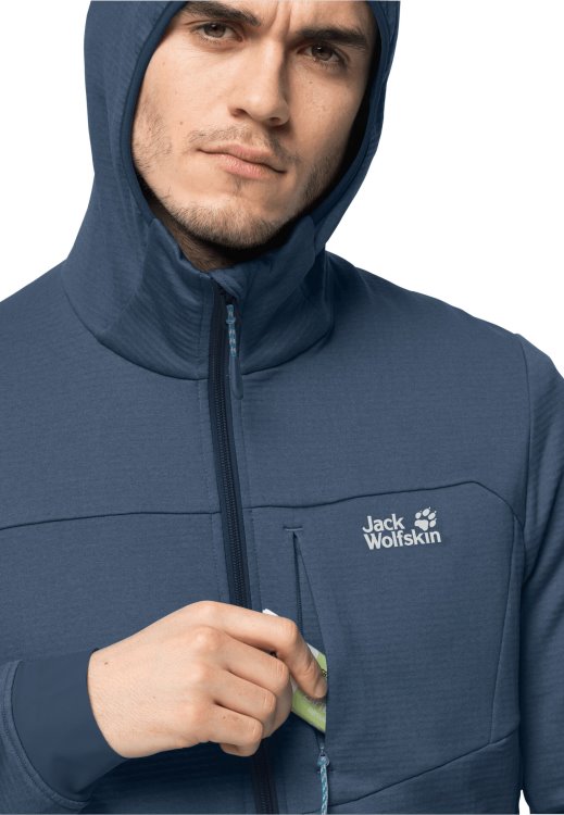 Brand Jack Wolfskin Hydro Grid Fleece M Thunder Blue Origin