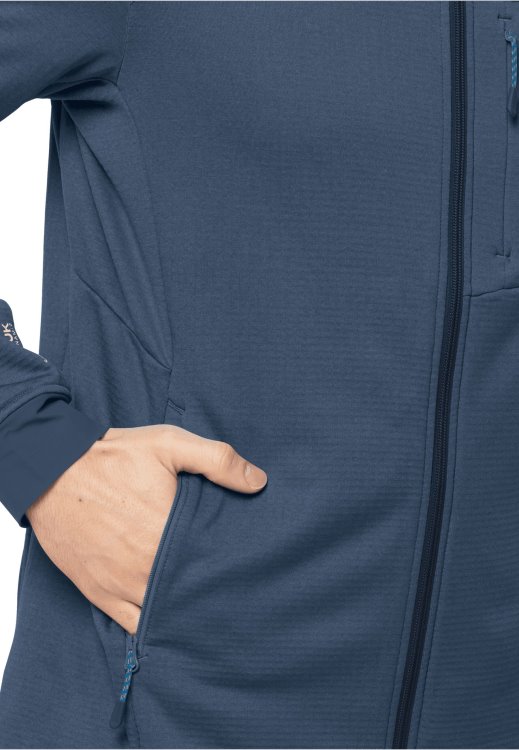 Brand Jack Wolfskin Hydro Grid Fleece M Thunder Blue Origin