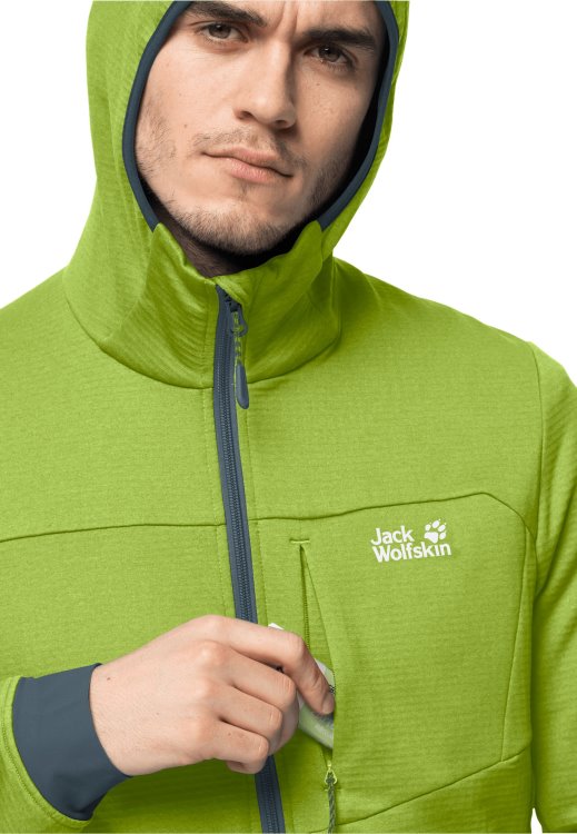 Hydro Grid Fleece M Brand Jack Wolfskin Spring Lime Brands