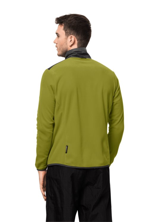 Dna Block Fleece M New Brand Jack Wolfskin Golden Cypress